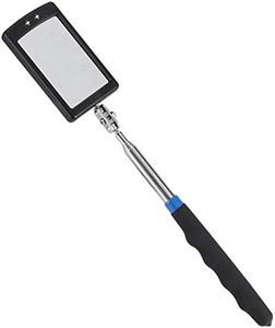 Vehicle Inspection Mirror,Telescoping LED Lighted Flexible Adjustable Inspection Mirror,360 Degree Swivel Extend Tool,Ideal Tool for Toolmakers,Machinists,Inspectors and Mechanics