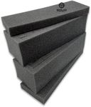 Solid Tactical Ammo Box Foam Insert for 30 Cal m19a1 or 50 Cal m2a1 Metal Ammo Box Customizable Storage Foam Liner for Magazines, Gun, Pistol, Cigars, VR Headset or Other Valuable
