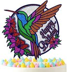 Hummingbird Happy Birthday Cake Top