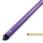 Jonny 8 Ball JET JUNIOR 42 Inch 2 Piece Centre Joint Ash Snooker Pool Cue - 10mm Tip Elk Master (Purple)