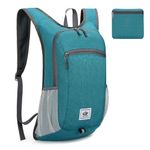 HVASITOP Hiking Daypacks 15L Lightweight Foldable Backpack Waterproof Travel Hiking Cycling Daypack for Men and Women (Lake Green)