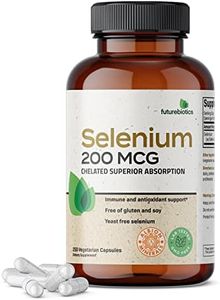 Futurebiotics Selenium 200 mcg for Thyroid, Prostate and Heart Health - Selenium Amino Acid Complex - Essential Trace Mineral with Superior Absorption, Non GMO Gluten Free Soy Free, 250 Capsules