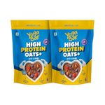 Yogabar 20g High Protein Oats 850g, Pack of 2 | Choco Almond Oatmeal
