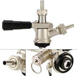 Beer Keg Coupler D System Tap Lever Handle with Safety Pressure Relief Valve for US Domestic