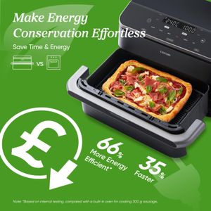 COSORI Dual Air Fryer 10L – Large Capacity Oil-Free Cooker