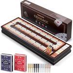 VAMSLOVE Upgraded Wooden 4-Track Cr