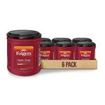 Folgers Classic Roast Medium Dark Roast, Ground Coffee, 816g Canisters (Pack of 6)