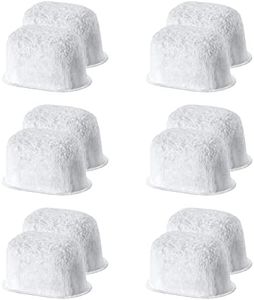 12 Pack of Replacement Water Filter for Breville BWF100 BES870 BES810 BES990 BES980 BES900XL BES870XL BES860XL BES840XL BKC600XL (Activated Charcoal)