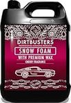 Dirtbusters Snow Foam Car Shampoo And Wax, Powerful Thick Foam Pre Wash Car Cleaner, Non Caustic & Safe Suitable For Cleaning All Vehicle Exteriors, Cherry (5L)