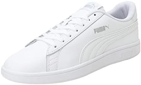 Puma Men's Smash V2 L Sneaker, White / White, US 12