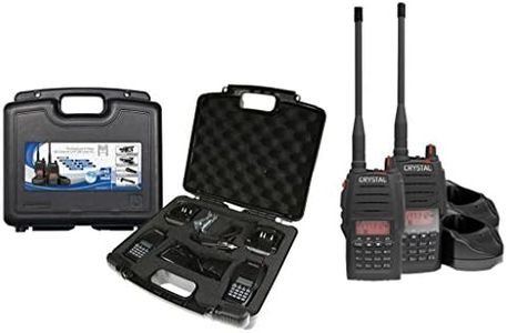 CRYSTAL 5W 80 Channel Twin TRADIE UHF Handheld Radio 2 Way Radio CB 2 RADIOS