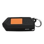 kwmobile Silicone Case Compatible with Flipper Zero Case Cover with Key Ring - Black