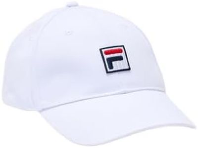 FILA Unisex Classic Cap, White