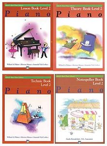 Generic NEW Alfred's Basic Piano Library Level 2 Four Books SetLesson 2, Theory 2, Technic 2 and Notespeller 2