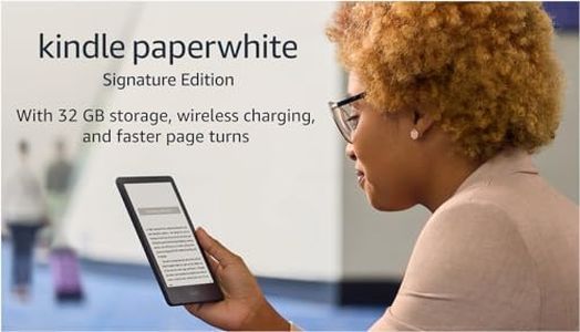 Amazon Kindle Paperwhite Signature Edition (32 GB) – With auto-adjusting front light, wireless charging, 6.8“ display, and up to 10 weeks of battery life – Without Lockscreen Ads – Black