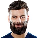 ABC 100 Pack of Disposable Soft Nylon Beard Covers 18". Black beard guards. Premium Quality beard net protectors. Honeycomb beard nets. Facial hair covering. Breathable & Lightweight. Wholesale.