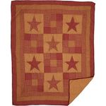 VHC Brands, Cotton, Burgundy Red, Throw Blanket