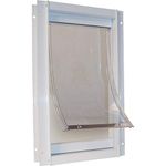 Ideal Pet Products Pet Door with Telescoping Frame, Small, 5" x 7" Flap Size