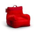 Big Joe Dorm Bean Bag Chair, Two Tone Red