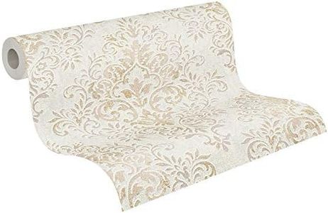 JETTE Livingwalls 339244 33924-4 Joop Papier peint intissé avec ornements baroques Beige/marron métallisé Fabriqué en Allemagne