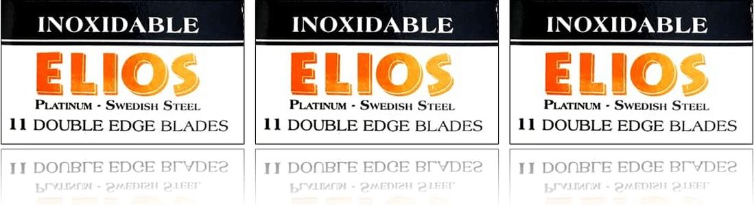 33 Cuchillas de afeitar Elios Inoxidable