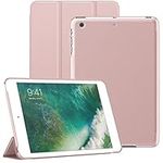 JETech Case for iPad mini 1/2/3, Protective Hard Back Shell Soft-Touch Tablet Stand Cover, Auto Wake/Sleep (Rose Gold)