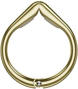 enGMOLPHY Bag Hook Hanger, Holds Up to 33LB, Purse Hook for Desk, Under Table Bar Handbag Hanger, Stylish Purse Holder Storage Hook-Polished Gold