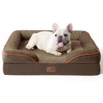 Bedsure Orthopedic Dog Bed for Medium Dogs - Waterproof Dog Bed Medium, Foam Sofa with Removable Washable Cover, Waterproof Lining and Nonskid Bottom Couch, Pet Bed