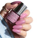 DeBelle Gel Nail Polish Laura Aura (Light Mauve)- Enriched with natural Seaweed Extract, cruelty Free, Toxic Free, 8ml