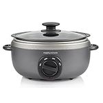 Morphy Richards 460022 Sear and Stew 3.5 Litre Oval Slow Cooker Titanium