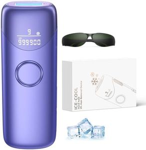 Hand-held Hair Removal Device IPL at Home Hair Removal for Women and Men, Hair Reduction in Hair Regrowth for Body & Face(Purple)