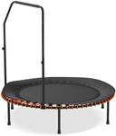 Cobuy 40" Rebounder Mini Trampoline, Foldable Fitness Trampoline with Adjustable Height, Ideal for Indoor Outdoor Exercise and Cardio