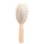 Chris Christensen 35 mm Oval Pin Dog Brush, Original Series, Groom Like a Professional, Stainless Steel Pins, Lightweight Beech Wood Body, Ground and Polished Tips