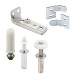 PRIME-LINE N 7530 Bi-Fold Hardware Repair Kit, Includes Bracket, Top and Bottom Pivots, a Guide Wheel and a Pair of Door Surface Aligners, Pack of 6 Components, Assorted, 6 Pack