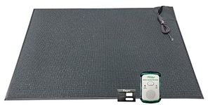 Wireless Economy Quiet Fall Alert with 24in x 36in Floor Mat and Caregiver Pager - Know When They get up!