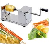 Shopping&mart Stainless Steel Potato Slicer Cutter Machine Twister Curly Spiral French Fry Tornado