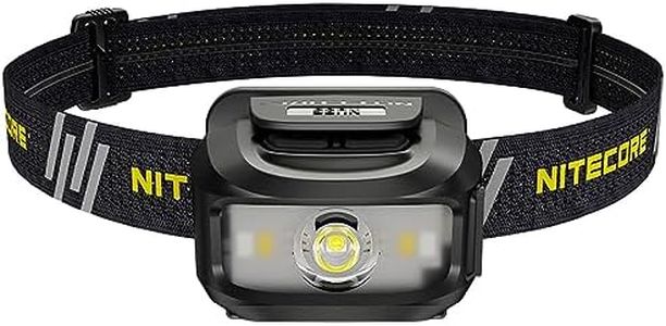 NITECORE NU35 Rechargeable Headlamp Torch with Dual Power Source, 460 Lumen