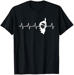 Drapeau Corse Corsica - Cœur - EKG Heartbeat T-Shirt