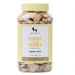 Heads Up For Tails Yummy in My Tummy Banana & Oats Veg Dog Biscuits - 320G,All Life Stages, 1 Count