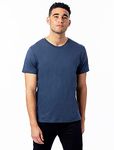 Alternative Men's Basic Crew T-Shirt, Light Navy, Small