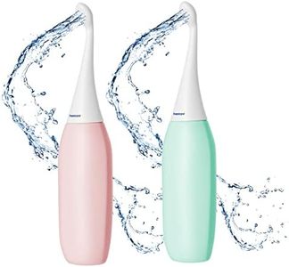 The Original HAPPYPO Butt Shower Bag Easy-Bidet 2.0 Replaces Wet Wipes (Color: Mint) Bundle with Butt Shower Portable Bidet for Travel (Color: Rosé)