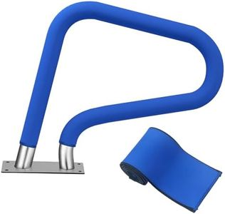 KETNET Pool Handrail Covers with Zippers for Inground Swimming Pools Hand Rail Cover, 4-10 ft Non Slip Cool Touch Heat Resistant, Blue, Anti-Slip Swim Pool Railing Ladder Handle Grip 10 Feet 1 Pack