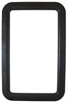 Valterra A77008 Exterior Entrance Door Window Frame - 15-3/4" x 24-3/4", Black