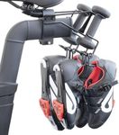 Metal Shoe Rack for Peloton Bike, Does NOT Fit Bike+, Holds 2 Pairs of Peloton Shoes, Space-Saving Shoe Hanger and Shoe Holder, Perfect Accessories for the Original Peloton Bike Rides (2-pack)