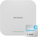 NETGEAR WAX610 Dual-Band 𝐖𝐢𝐅𝐢 𝟔 Access Point | GigE, 2.5 GigE | Insight Cloud Management | Cloud Care's 3-Year Warranty SupportPlus Included