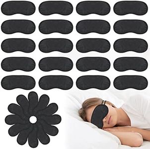 40 Pezzi Coprimaschere per Occhi per Dormire, Maschere per Occhi per Dormire per Uomini Donne Bambini, Confezione Singola Copri Occhio per Occhi Benda per Dormire per Viaggi, Aereo, Hotel, Feste