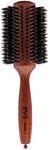 evo Bruce Natural Radial Hair Brush - Professional Bristle Brush for Styling & Polishing - Volumising Hair Brush - 38mm