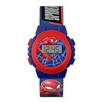 Spiderman Boy's Digital Quartz Watch with Plastic Strap SPD4972