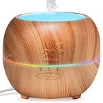 ArtNaturals Aromatherapy Essential Oil Diffuser –(5.0 Fl Oz / 150ml Tank) / Ultrasonic Cool Mist Aroma Humidifier - Adjustable Mist Mode, Auto Shut-Off Whisper Quiet and 7 Color LED Lights