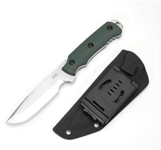 KHU Coltello a lama fissa Coltello da caccia Coltello da sopravvivenza Coltello Bushcraft D2 Acciaio G10 Handle, All'aperto caccia campeggio accessori With Kydex Sheath - 16A